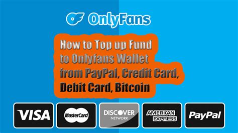 top up onlyfans|How to put or add money to your OnlyFans wallet